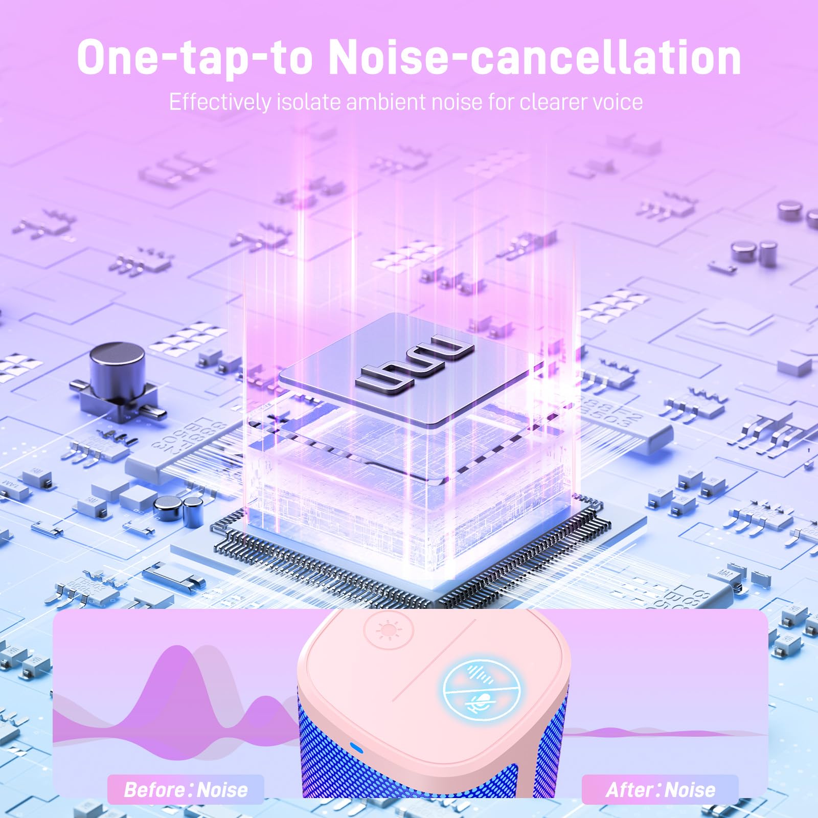 Uhuru Gaming Usb Microphone For Pc: Streaming Computer Mic With Noise Cancellation   Condenser Mic With Controllable Rgb For Gam